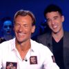 Candide Renard et son père Hervé Renard sur le plateau de l'émission Télé Foot sur TF1 à Paris le 19 novembre 2017  © TF1 / Bestimage