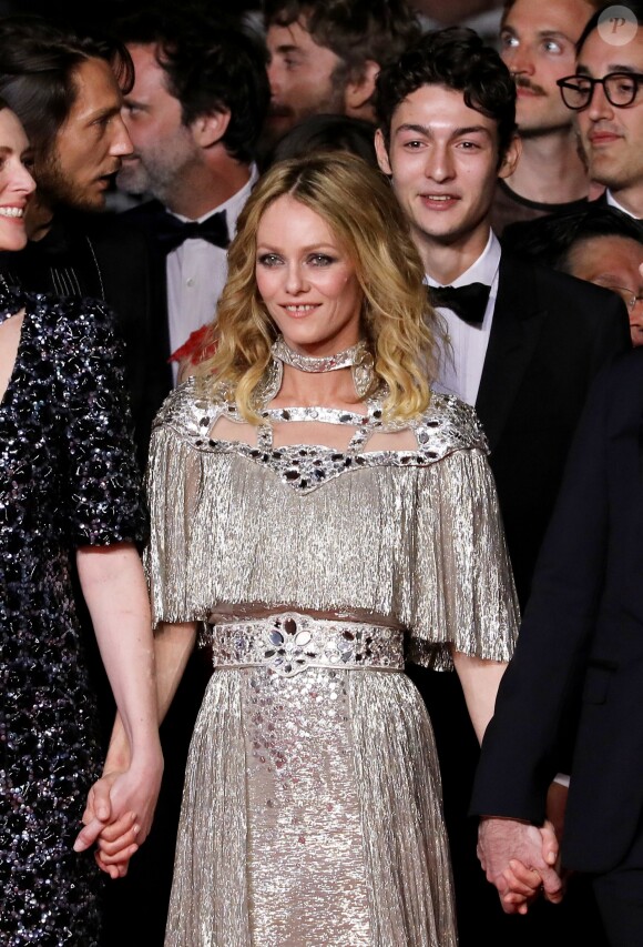 Vanessa Paradis - Montée des marches du film " Un couteau dans le coeur " lors du 71ème Festival International du Film de Cannes. Le 17 mai 2018 © Borde-Jacovides-Moreau/Bestimage