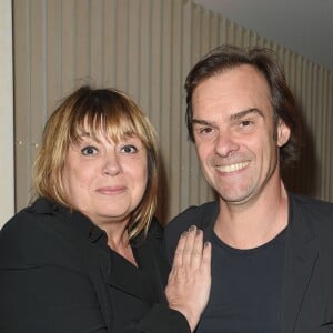 Michèle Bernier et Sébastien Thiéry - 10 ans du spectacle "Un Poyo Rojo" au Théatre Antoine à Paris le 17 mai 2018. © Coadic Guirec/Bestimage