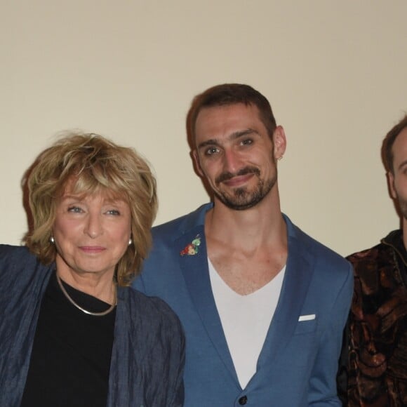 Michèle Bernier, Danièle Thompson, Luciano Rosso, Alfonso Baron et Christine Orban - 10 ans du spectacle "Un Poyo Rojo" au Théatre Antoine à Paris le 17 mai 2018. © Coadic Guirec/Bestimage