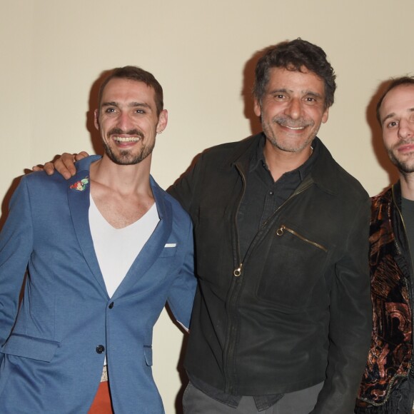 Luciano Rosso, Pascal Elbé et Alfonso Baron - 10 ans du spectacle "Un Poyo Rojo" au Théatre Antoine à Paris le 17 mai 2018. © Coadic Guirec/Bestimage