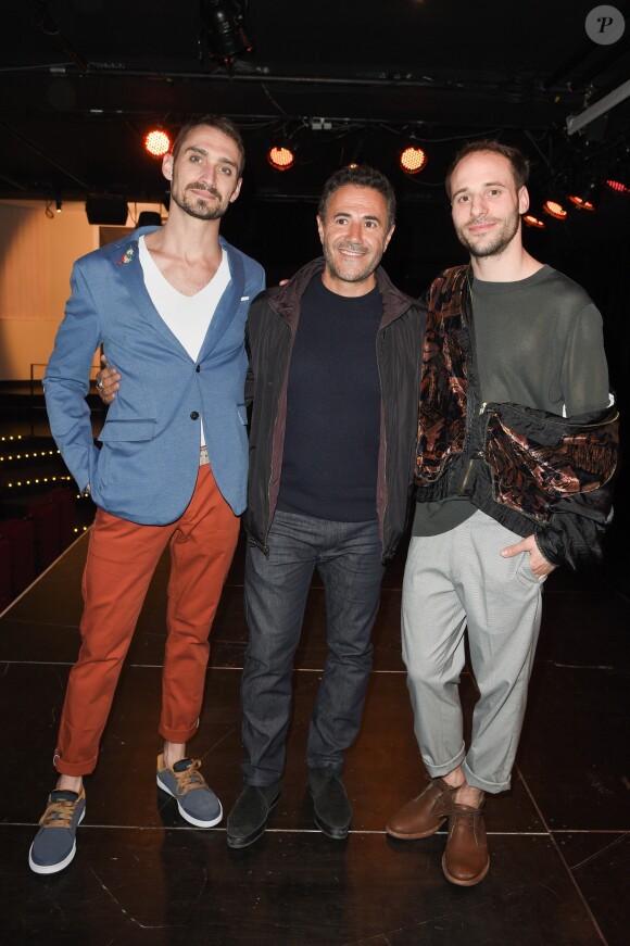 Luciano Rosso, José Garcia et Alfonso Baron - 10 ans du spectacle "Un Poyo Rojo" au théatre Antoine à Paris le 17 mai 2018. © Coadic Guirec/Bestimage