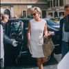 Lady Di à Rome en 1996.