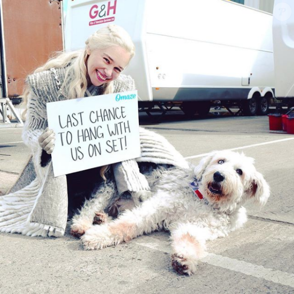 Emilia Clarke, star de la série "Game of Thrones".