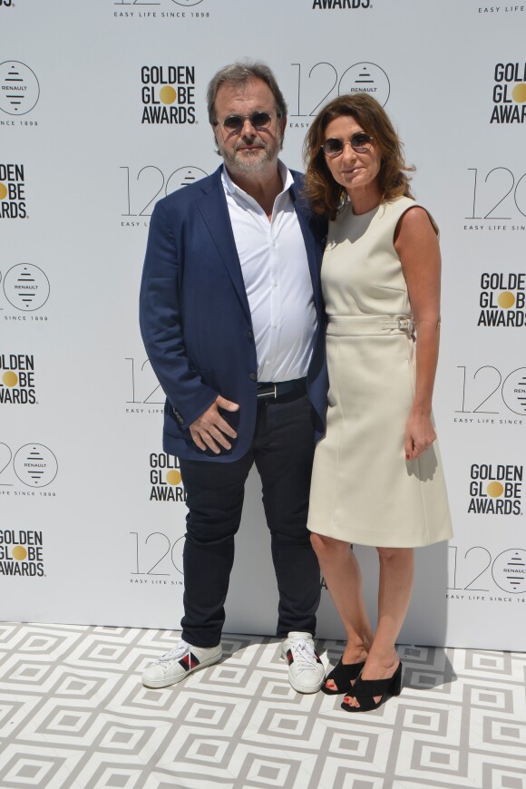 Exclusif - Pierre Hermé et sa femme Valérie Franceschi - Brunch HFPA Renault au club by Albane lors du 71ème Festival International de Cannes; France, le 18 mai 2018. © CVS/Bestimage