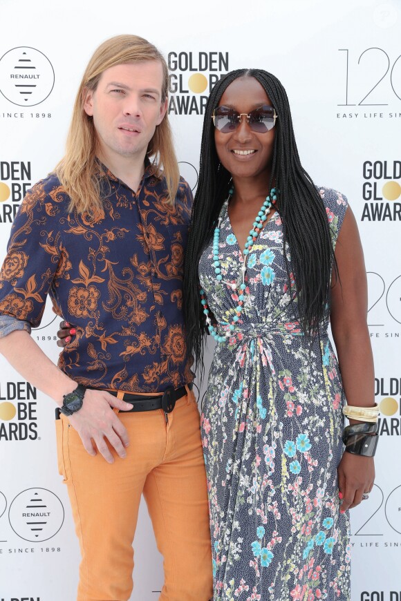 Exclusif - Christophe Guillarmé, Nadège Beausson-Diagne - Brunch HFPA Renault au club by Albane lors du 71ème Festival International de Cannes; France, le 18 mai 2018. © CVS/Bestimage