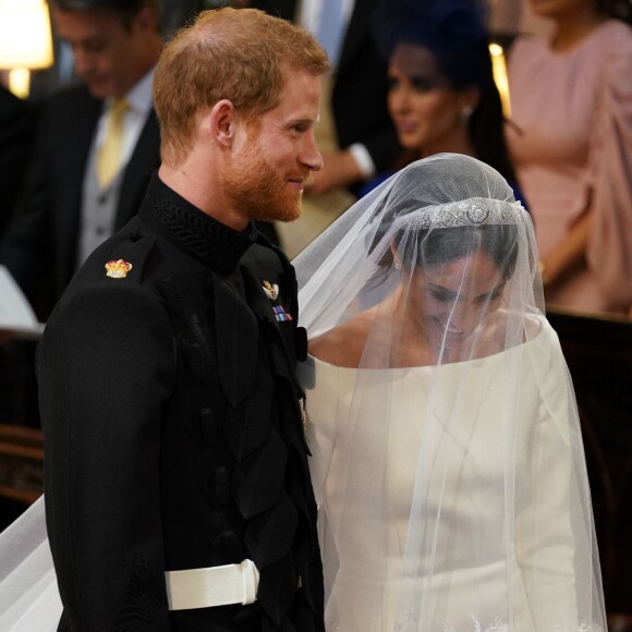 Le prince Harry et Meghan Markle, duc et duchesse de Sussex, ont célébré leur mariage le 19 mai 2018 en la chapelle St George à Windsor. Une cérémonie marquée notamment par leur émouvante complicité amoureuse, qui sautait aux yeux...