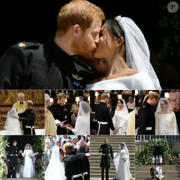 Photomontage : Mariage du prince Harry et de Meghan Markle le 19 mai 2018 à Windsor
