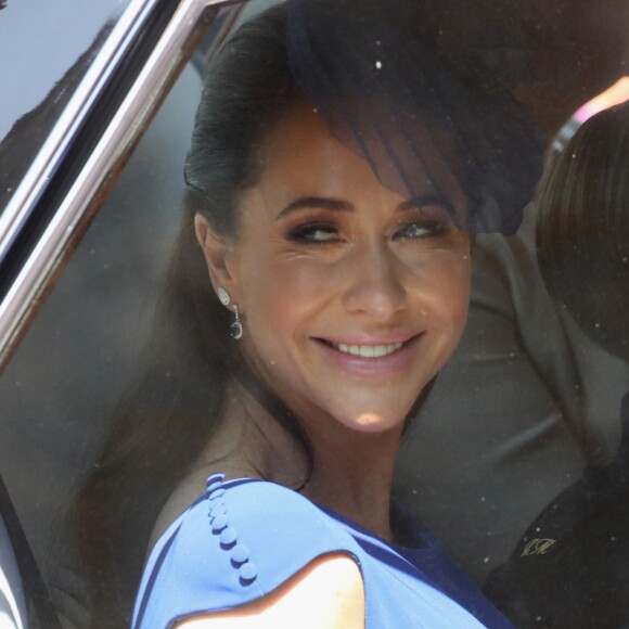 Jessica Mulroney - Les invités arrivent à la chapelle St. George pour le mariage du prince Harry et de Meghan Markle au château de Windsor, Royaume, Uni, le 19 mai 2018.