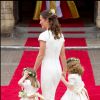 Pippa Middleton au mariage de sa soeur Kate et du prince William à Londres le 29 avril 2011