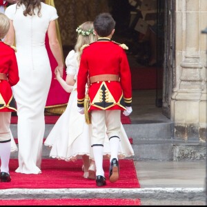 Pippa Middleton au mariage de sa soeur Kate et du prince William à Londres le 29 avril 2011