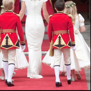 Pippa Middleton au mariage de sa soeur Kate et du prince William à Londres le 29 avril 2011