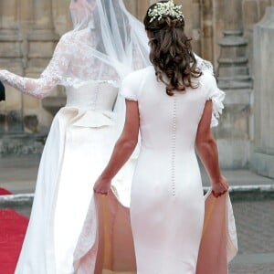 Pippa Middleton au mariage de sa soeur Kate et du prince William à Londres le 29 avril 2011