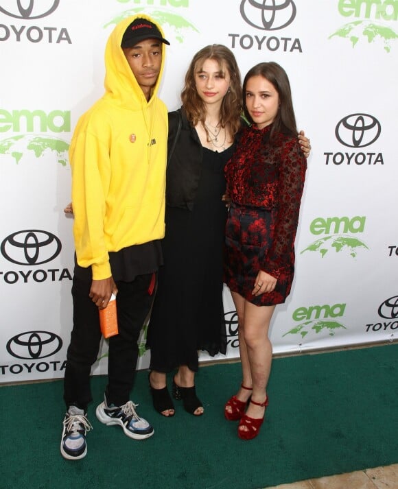 Jaden Smith, Odessa Adlon, Rocky Adlon à la 28ème soirée annuelle Environmental Media Awards à l'hôtel Montage à Beverly Hills, le 22 mai 2018.