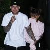Exclusif - Ariana Grande et le rappeur Mac Miller lors d'une sortie en couple à Los Angeles. Le 1er septembre 2016