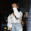 Exclusif - Rihanna sort à Londres dans le quartier de Mayfair le 22 mai 2018.