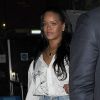 Exclusif - Rihanna sort à Londres dans le quartier de Mayfair le 22 mai 2018.