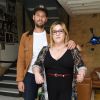 Semi-exclusif - Marilou Berry et son compagnon Alexis (Le Diamantaire artiste street art) - Soirée de lancement de l'appareil photo Instax SQ6 de Fujifilm à l'Instax Square House à Paris le 24 mai 2018. © Giancarlo Gorassini/Bestimage