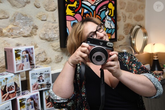 Semi-exclusif - Marilou Berry - Soirée de lancement de l'appareil photo Instax SQ6 de Fujifilm à l'Instax Square House à Paris le 24 mai 2018. © Giancarlo Gorassini/Bestimage
