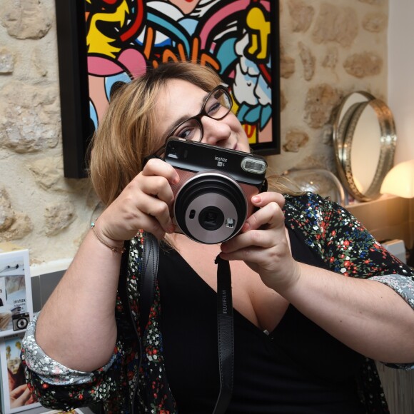 Semi-exclusif - Marilou Berry - Soirée de lancement de l'appareil photo Instax SQ6 de Fujifilm à l'Instax Square House à Paris le 24 mai 2018. © Giancarlo Gorassini/Bestimage