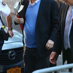 Le producteur déchu Harvey Weinstein s'est présenté vendredi à un commissariat du sud de Manhattan, à New York le 25 mai 2018.