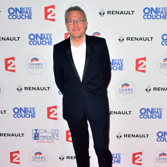 Laurent Ruquier au photocall lors de l'enregistrement de l'émission "On n'est pas couché" à la Villa Domergue lors du 70ème Festival International du Film de Cannes, France, le 24 mai 2017. © Giancarlo Gorassini/Bestimage