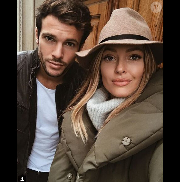 Caroline Receveur et Hugo Philip complices, Instagram, janvier 2018