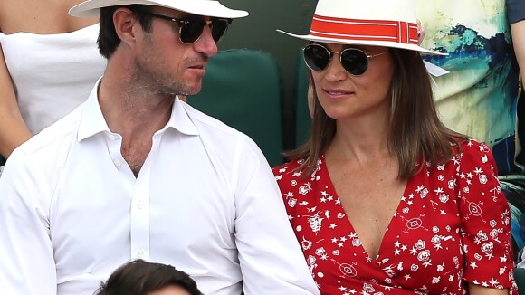 Pippa Middleton enceinte : Début de baby bump à Roland-Garros avec son mari