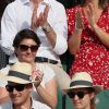 Pippa Middleton (enceinte) et son mari James Matthews lors des Internationaux de Tennis de Roland-Garros à Paris, France, le 27 mai 2018. © Jacovides-Moreau/Bestimage