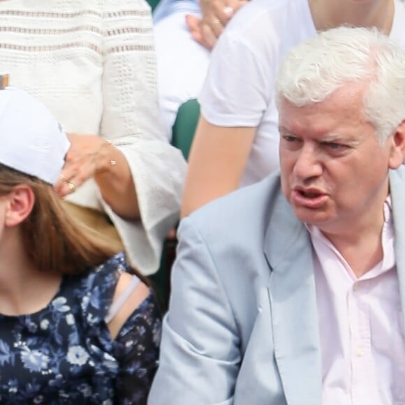 Pippa Middleton (enceinte) lors des Internationaux de Tennis de Roland-Garros à Paris, France, le 27 mai 2018. © Jacovides-Moreau/Bestimage