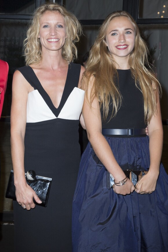 Alexandra Lamy et sa fille Chloé Jouannet - Dîner d'ouverture du 40e festival du cinéma américain de Deauville le 6 septembre 2014.