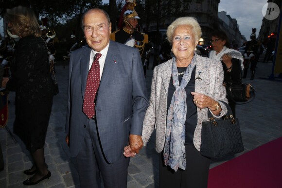 Serge Dassault et sa femme Nicole - Gala de l'IFRAD au Cirque D'Hiver a Paris le 25 septembre 2013.