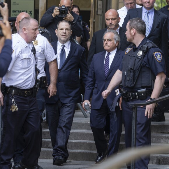 Harvey Weinstein au tribunal de New York avec son avocat Ben Brafman, le 5 juin 2018. Weinstein vient de plaider non coupable.