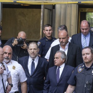 Harvey Weinstein au tribunal de New York avec son avocat Ben Brafman, le 5 juin 2018. Weinstein vient de plaider non coupable.