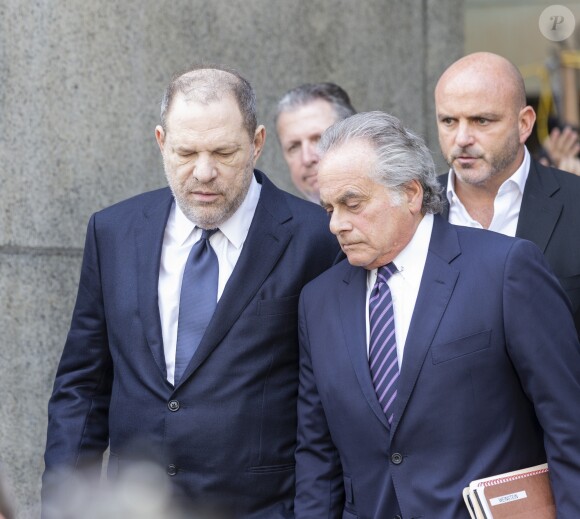 Harvey Weinstein au tribunal de New York avec son avocat Ben Brafman, le 5 juin 2018. Weinstein vient de plaider non coupable.
