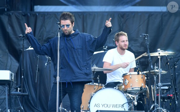 Liam Gallagher en concert à Londres, le 22 mai 2018.