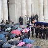 Obsèques de Serge Dassault en la cathédrale Saint-Louis-des-Invalides suivi des honneurs militaires à Paris. Le 1er juin 2018 © Coadic Guirec / Bestimage