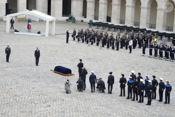 Edouard Philippe - Obsèques de Serge Dassault en la cathédrale Saint-Louis-des-Invalides suivi des honneurs militaires à Paris. Le 1er juin 2018 © Coadic Guirec / Bestimage