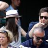 Le chanteur Vianney (Vianney Bureau) et sa compagne Catherine Robert dans les tribunes des internationaux de tennis de Roland Garros à Paris, France, le 3 juin 2018. © Dominique Jacovides - Cyril Moreau/Bestimage  Celebs attending the Roland Garros French Open, in Paris, France, on June 3rd, 2018.03/06/2018 - Paris