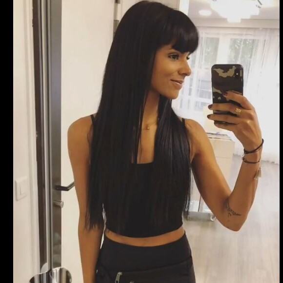 Shy'm dévoile ses nouvelles extensions sur Instagram, juin 2018.