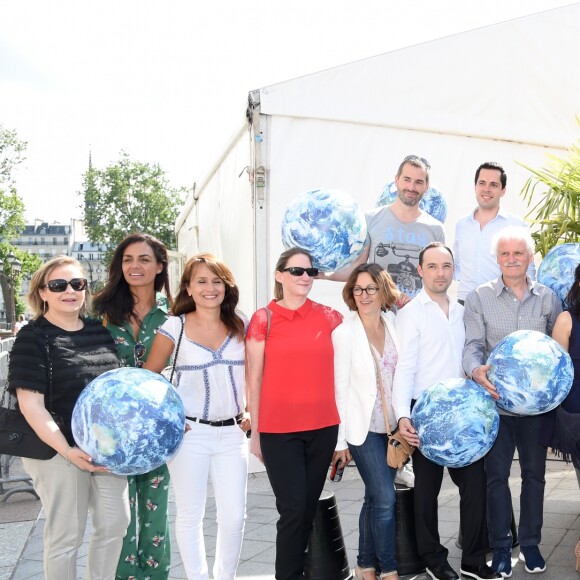 Les présentateurs TV météo - 15éme Forum international de la météo et du climat parainné par Y. Arthus-Bertrand à Paris le 3 juin 2018. © Giancarlo Gorassini/Bestimage