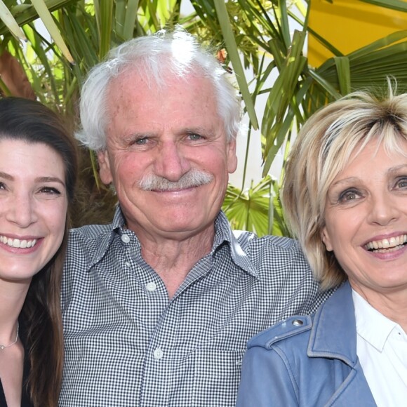 Chloé Nabédian, Yann Arthus-Bertrand et Evelyne Dhéliat - 15éme Forum international de la météo et du climat parainné par Y. Arthus-Bertrand à Paris le 3 juin 2018. © Giancarlo Gorassini/Bestimage