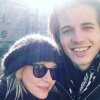 Flavie Flament et son fils Antoine (22 ans). Février 2018.