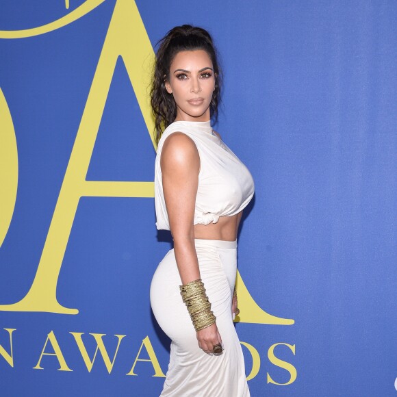 Kim et Kourtney Kardashian assistent aux CFDA Awards 2018 au Brooklyn Museum. New York, le 4 juin 2018.