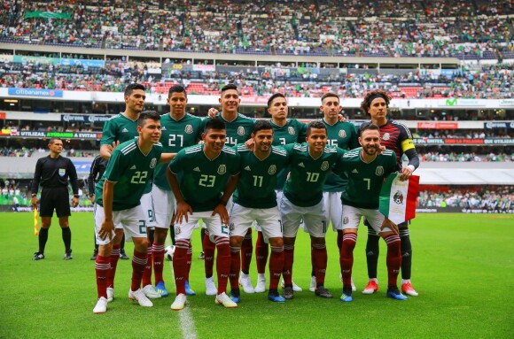 Equipe nationale du Mexique, le 3 juin 2018.