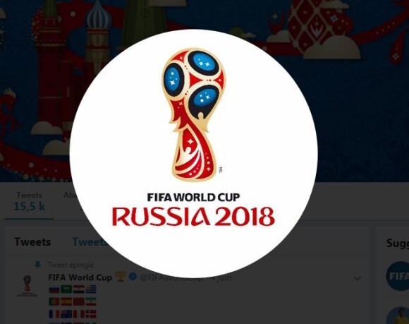 Logo officiel du Mondial 2018 en Russie.