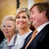 La princesse Beatrix, la reine Maxima et le roi Willem-Alexander des Pays-Bas - La famille royale des Pays-Bas lors de la remise des prix Orange au palais Noordeinde à La Haye. Le 6 juin 2018 06/06/2018 - Den Haag