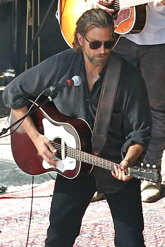 Bradley Cooper tourne A Star Is Born à Los Angeles, le 1er mai 2017.