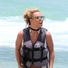 Britney Spears s'éclate sur un jet ski à Miami le 6 juin 2018.