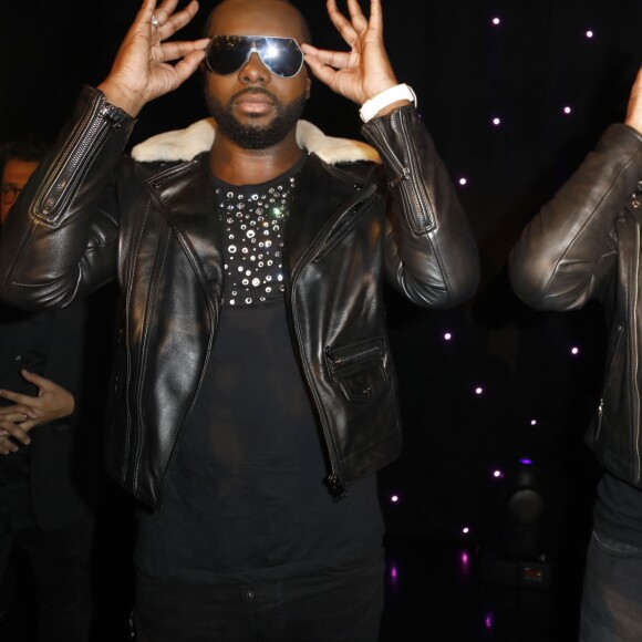 Maître Gims inaugure sa statue de cire au Musée Grévin à Paris le 2 octobre 2017. © Marc Ausset- Lacroix / Bestimage